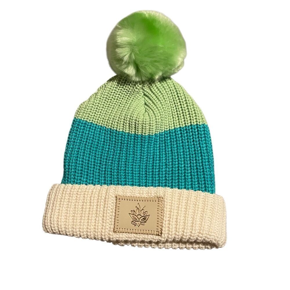 NWT Disney Parks X Love Your Melon Princess Tiana Pom Beanie Adult Hat